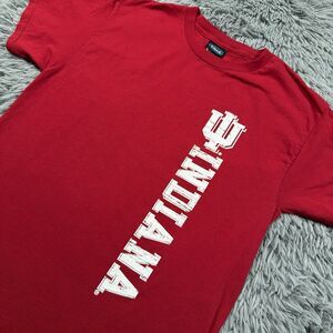 Vintage Yikes Shirt Medium Red White Indiana Hoosiers College Pullover 90’s Mens